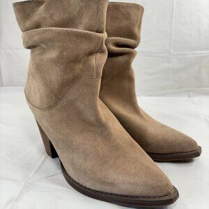 Jane and the Shoe Lilian western slouch heeled boots SIZE 8.5